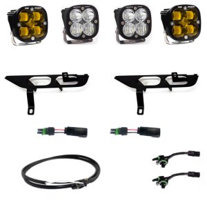 Ford F-150 Fog Light Pocket Kit - Baja Designs - Sport Series - Amber - `21-`27 Ford F-150 Fog Light Pocket Kit - Baja Designs - Sport Series - Amber - `21-`27